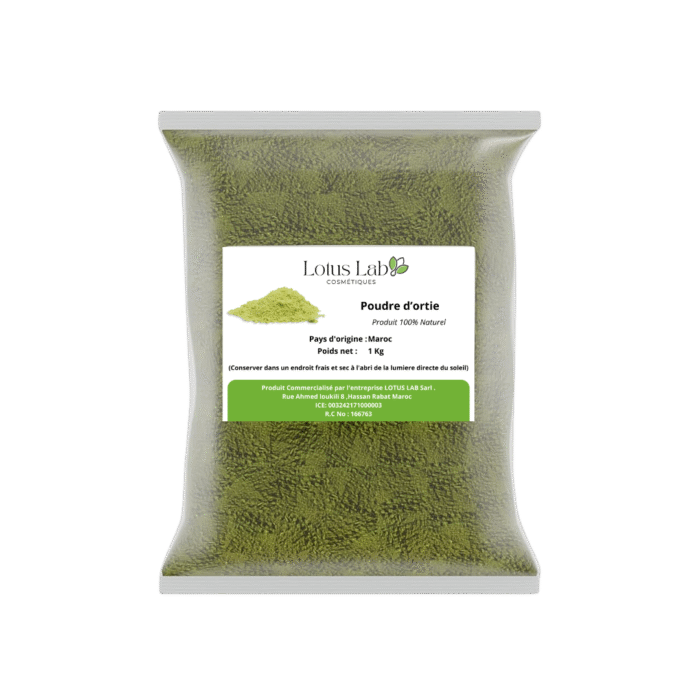 poudre d'ortie fournisseur grossiste Maroc ayurvedique