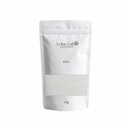 White Lotus Lab Cosmétiques pouch filled with EDTA powder, 2 kg batch